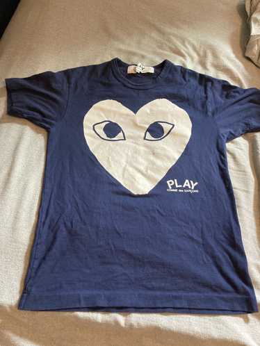 Comme Des Garcons Play Cdg Play White Heart Tee