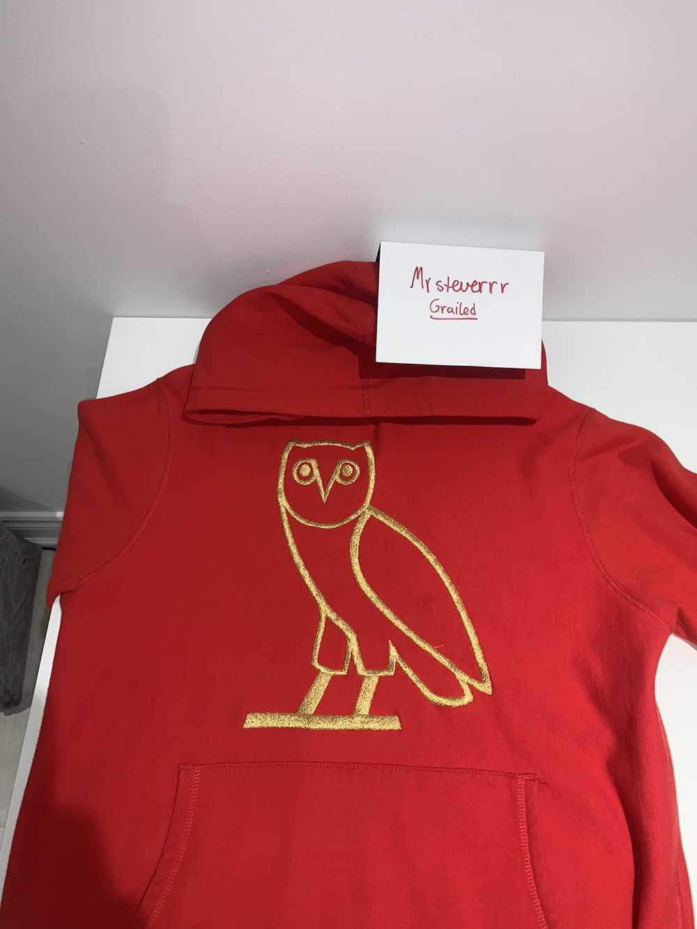Octobers Very Own OVO Red OG Gold Owl Embroidered… - image 4