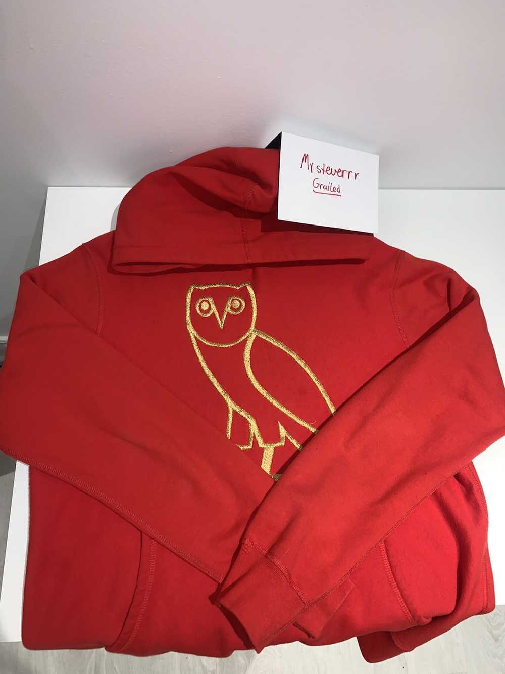 Octobers Very Own OVO Red OG Gold Owl Embroidered… - image 5