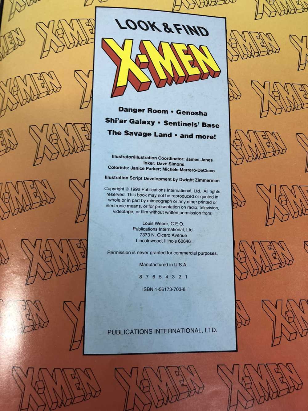Vintage 1992 vintage Marvel X-Men look book - image 3
