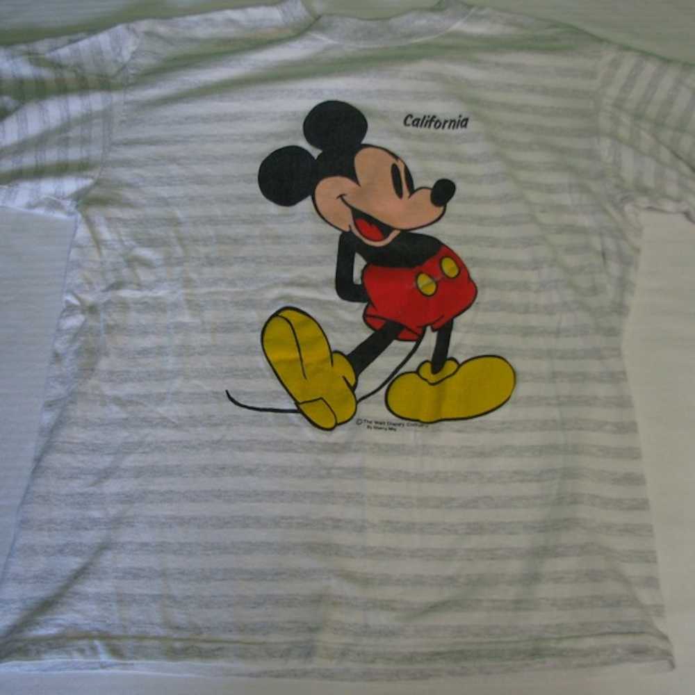 Mickey Mouse × Vintage Vintage Striped Mickey Mou… - image 2
