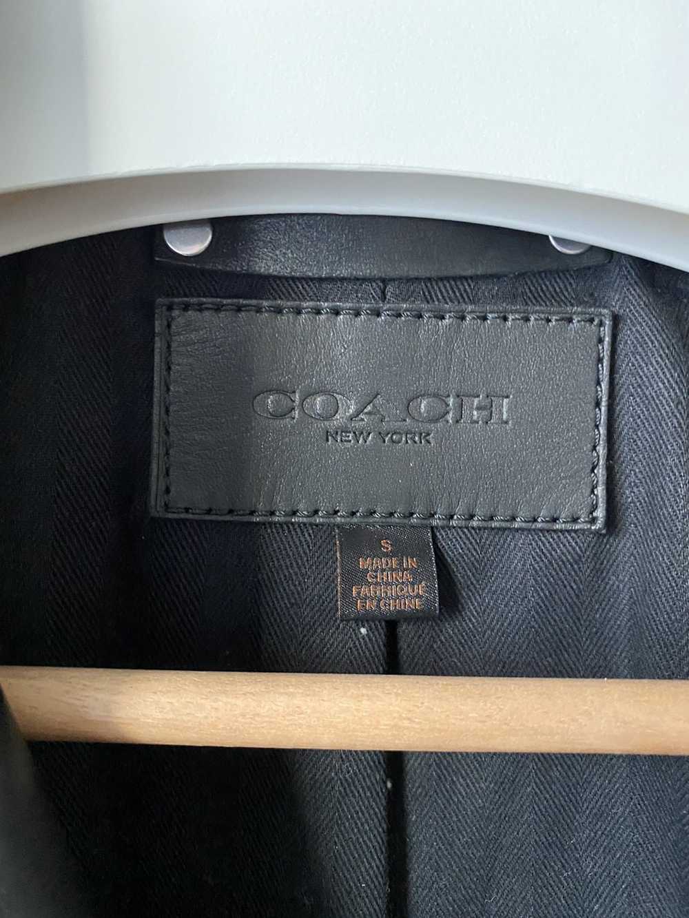 Coach Leather Moto Jacket - image 3