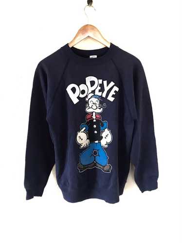 RARE 1993 VINTAGE POPEYE CREWNECK PURPLE SWEATSHIRT FREEZE SIZE outlet XL