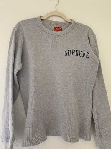 Supreme Supreme arc logo thermal- heather grey