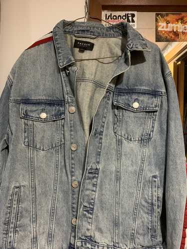 Pacsun Pacsun Red/White/Blue striped Jean jacket