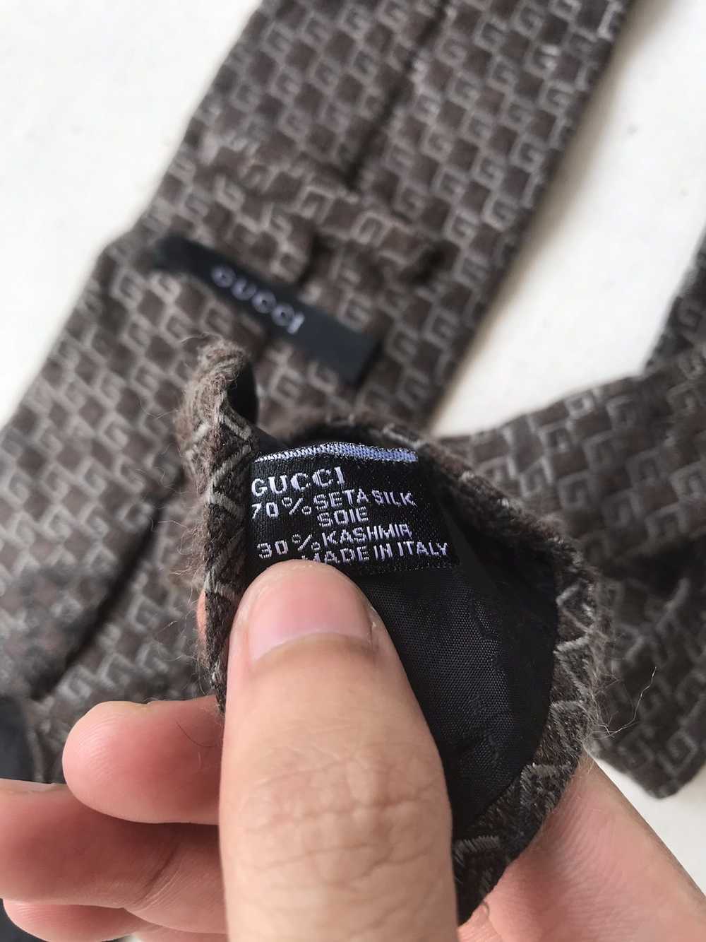 Gucci 🇮🇹 Monogram GG Gucci Necktie - image 5