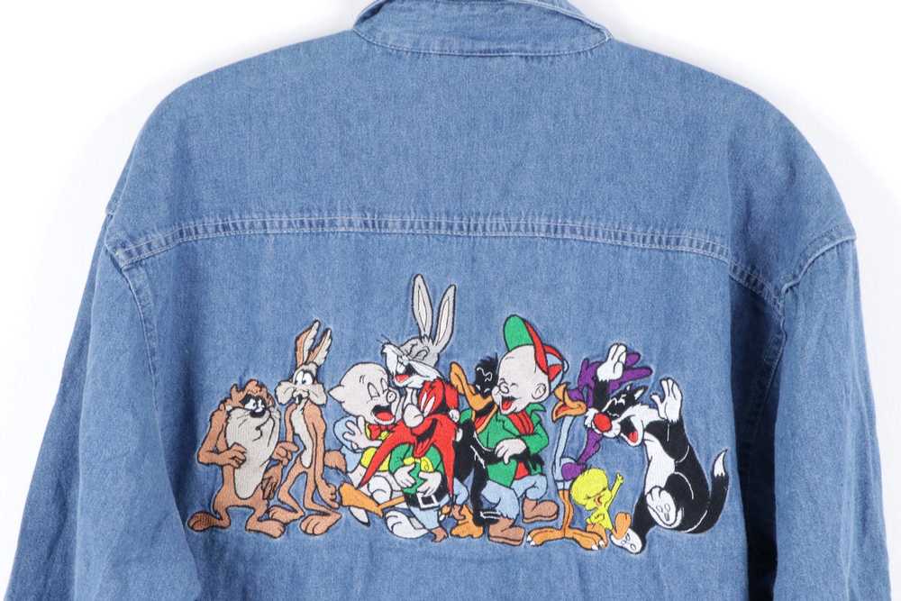 Vintage Vintage 90s Looney Tunes Characters Long … - image 2