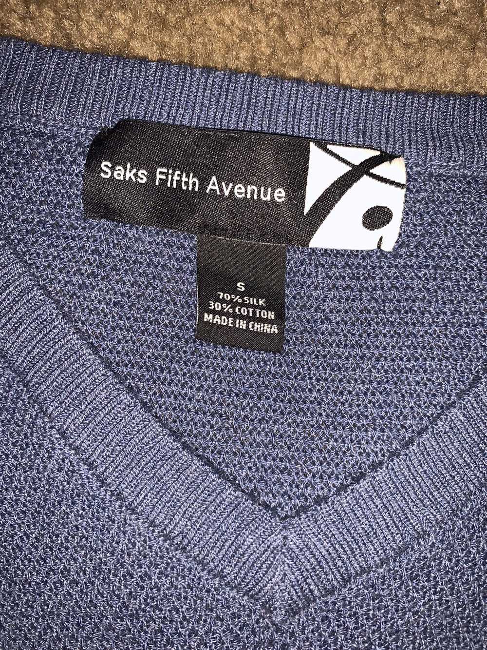 Saks Fifth Avenue Saks Fifth Avenue V-neck Sweater - image 2