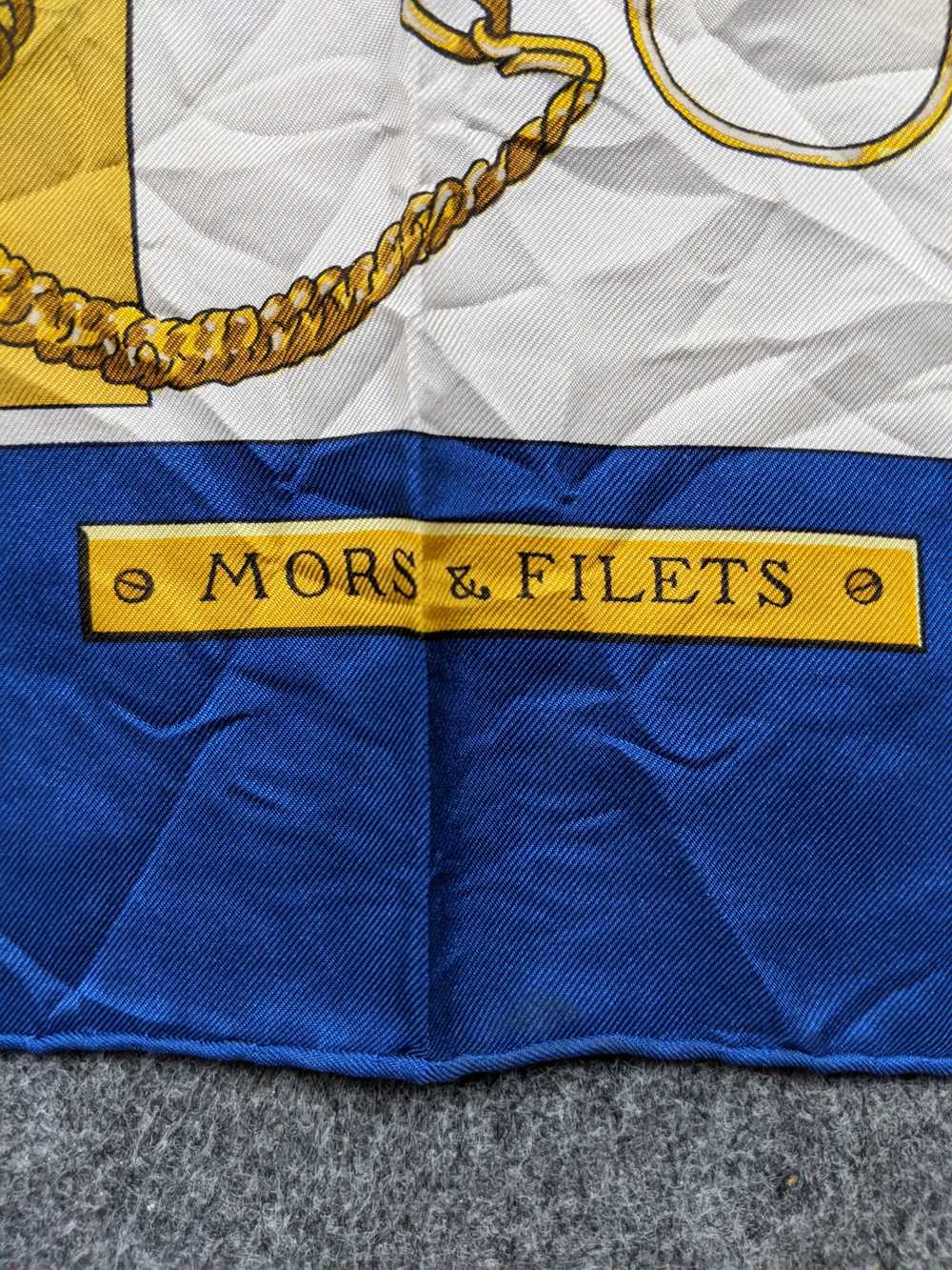 Vintage Hermes Mors & Fillets Silk Scarf - image 3