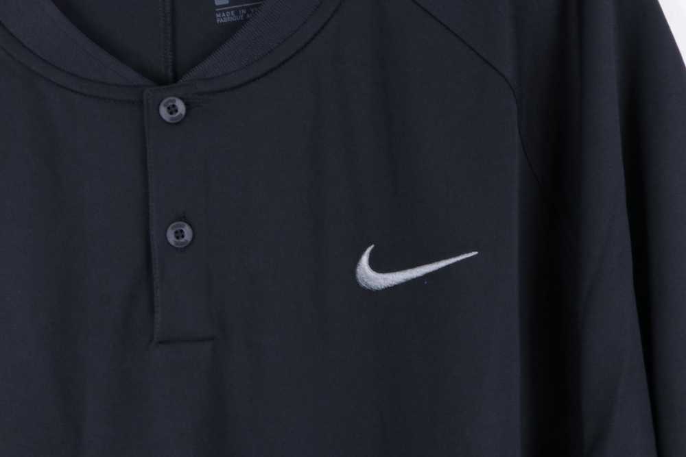Nike New Nike Dri-Fit Swoosh Logo Short Sleeve He… - image 7