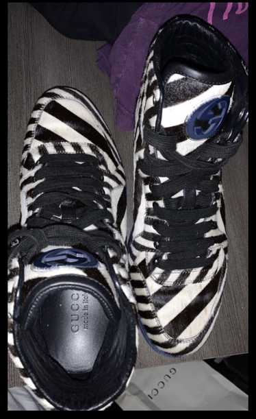 Gucci Men’s Gucci Zebra Calf hair shoes - image 1