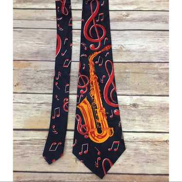 Vintage Steven Harris Saxophone Tie