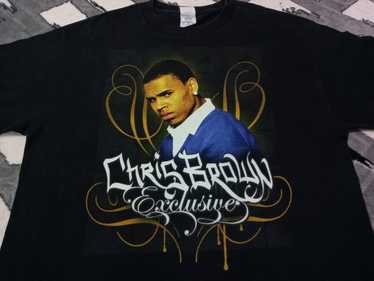 Rap Tees × Vintage Vintage Chris Brown singer t s… - image 1