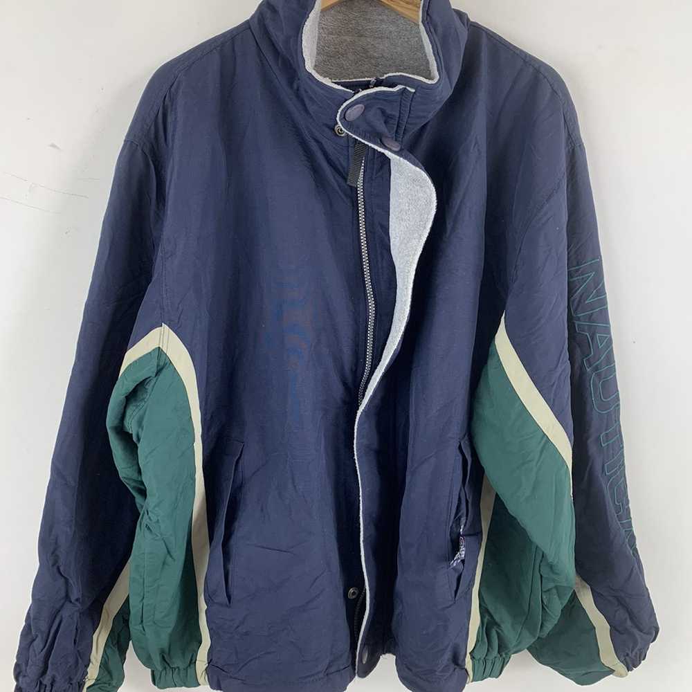 Nautica (A68) Vintage Nautica Jacket Rare Design … - image 8