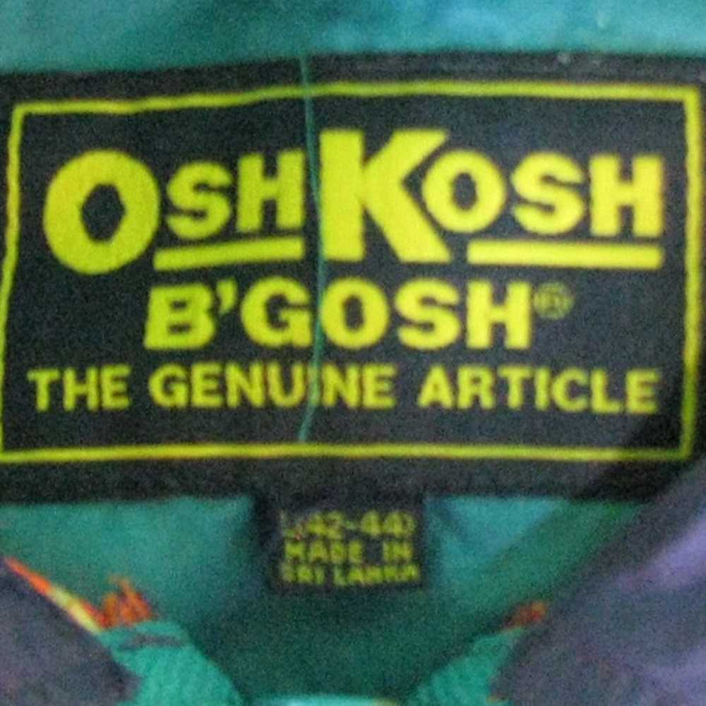 Oshkosh Vintage Oshkosh B'Gosh Color Block Hooded… - image 6