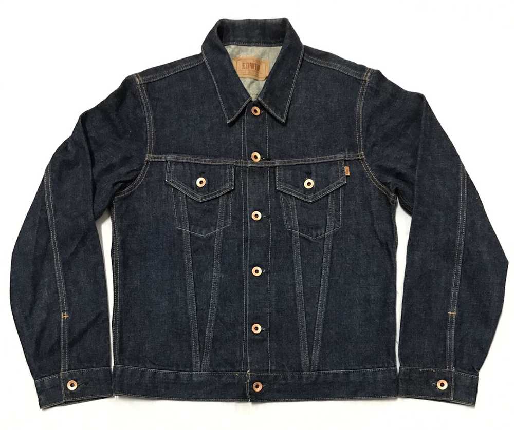 Edwin × Japanese Brand Vintage Edwin Jeans Jacket… - image 1