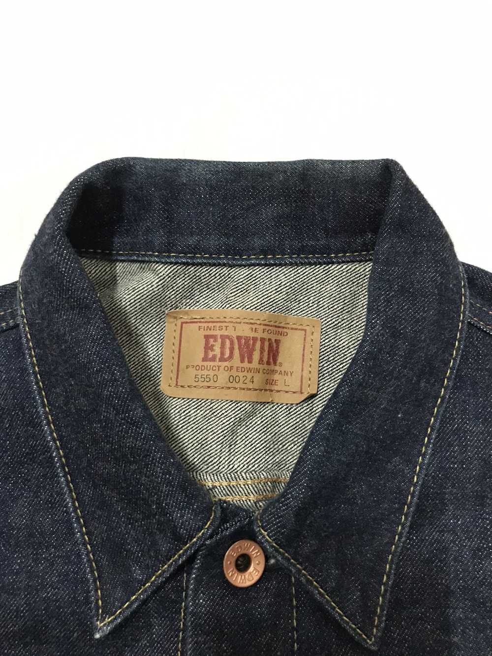 Edwin × Japanese Brand Vintage Edwin Jeans Jacket… - image 5