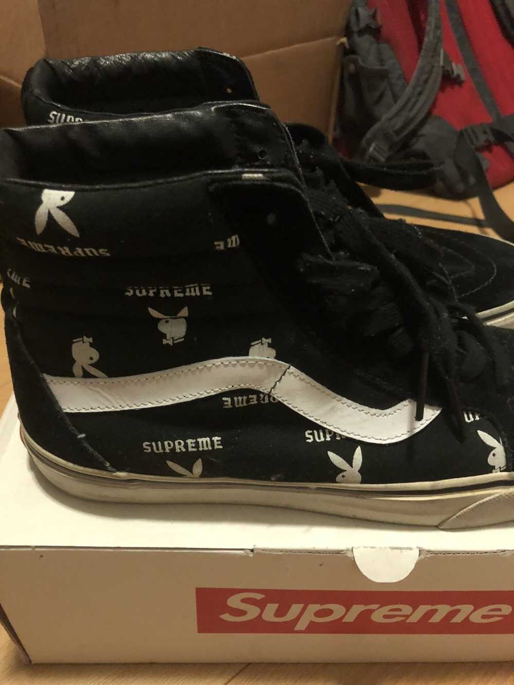 Supreme × Vans Supreme x Vans sk8 hi playboy size… - image 3