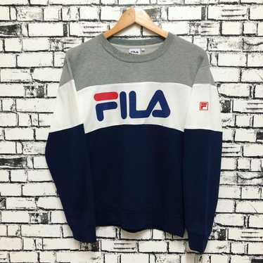 Fila × Streetwear Fila Spellout Logo Tricolor Str… - image 1