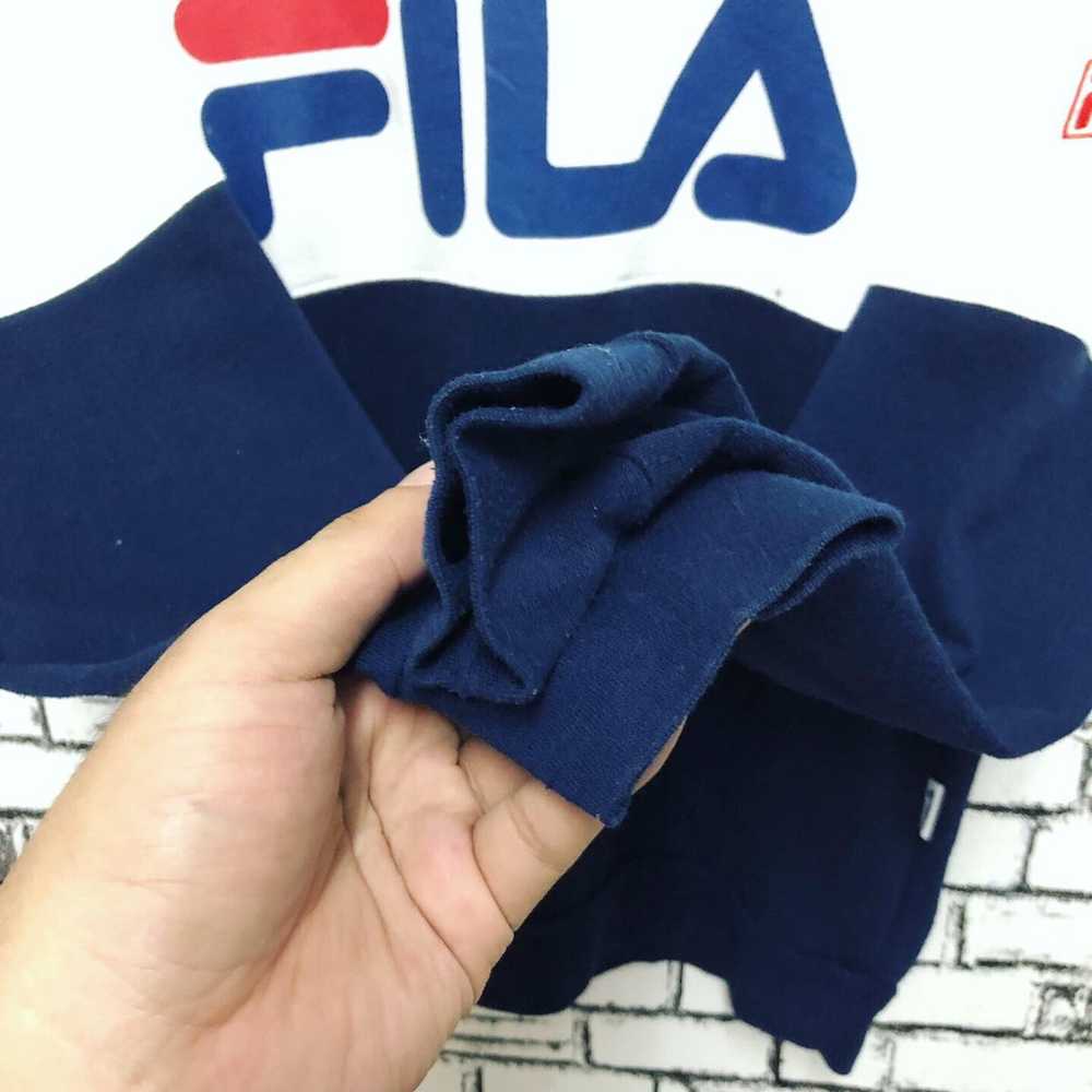 Fila × Streetwear Fila Spellout Logo Tricolor Str… - image 4