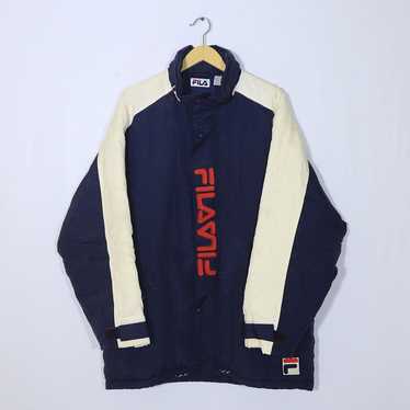 Fila × Vintage Vintage 90s FILA Puffer Puffy Wind… - image 1