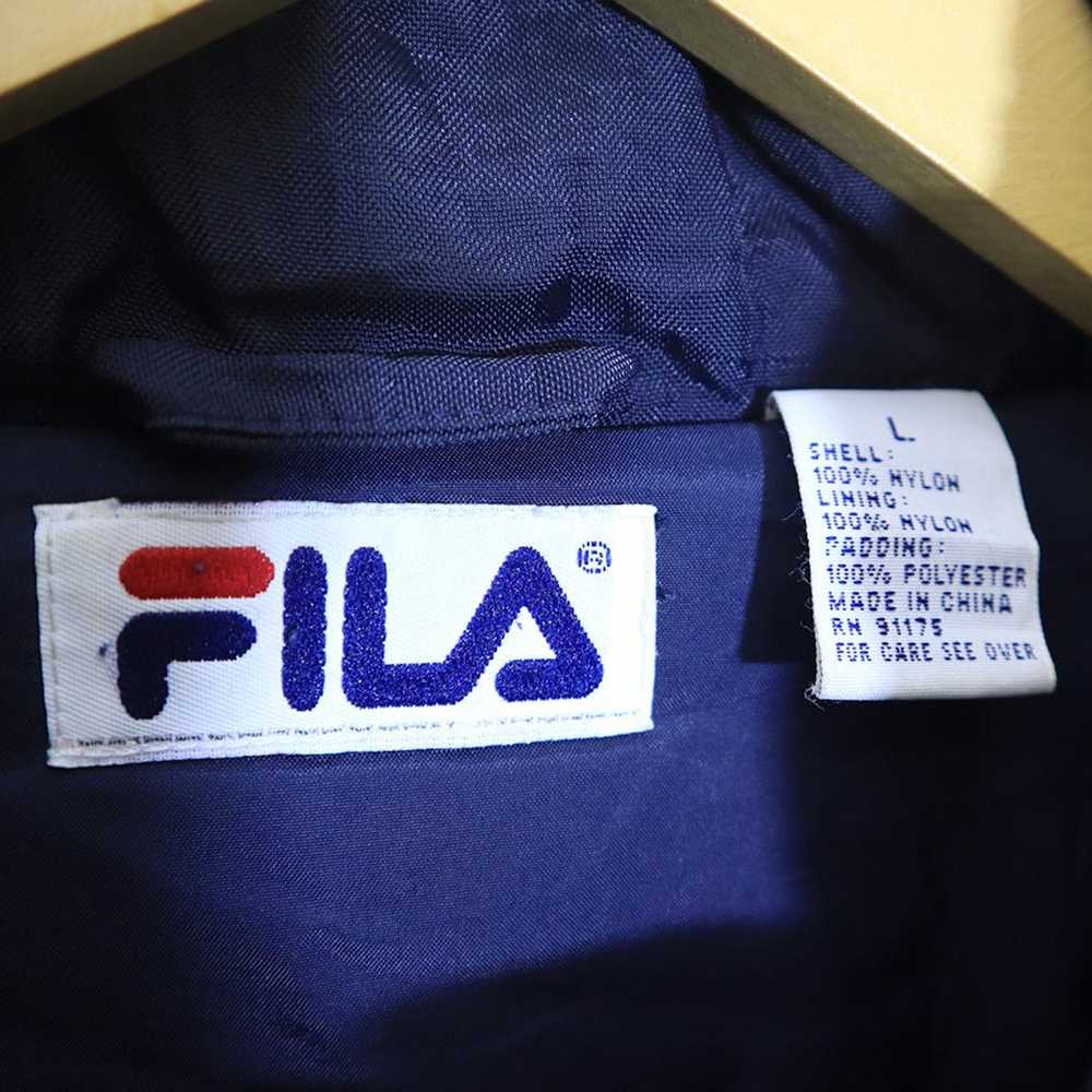 Fila × Vintage Vintage 90s FILA Puffer Puffy Wind… - image 3