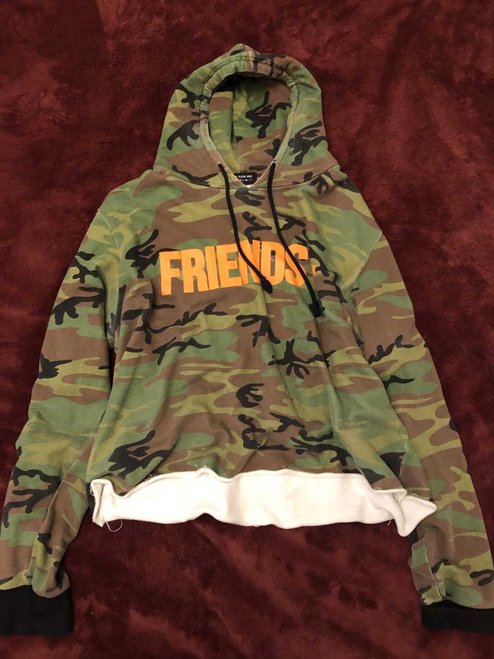 Vlone Friends Camo Pullover Hoodie - image 1