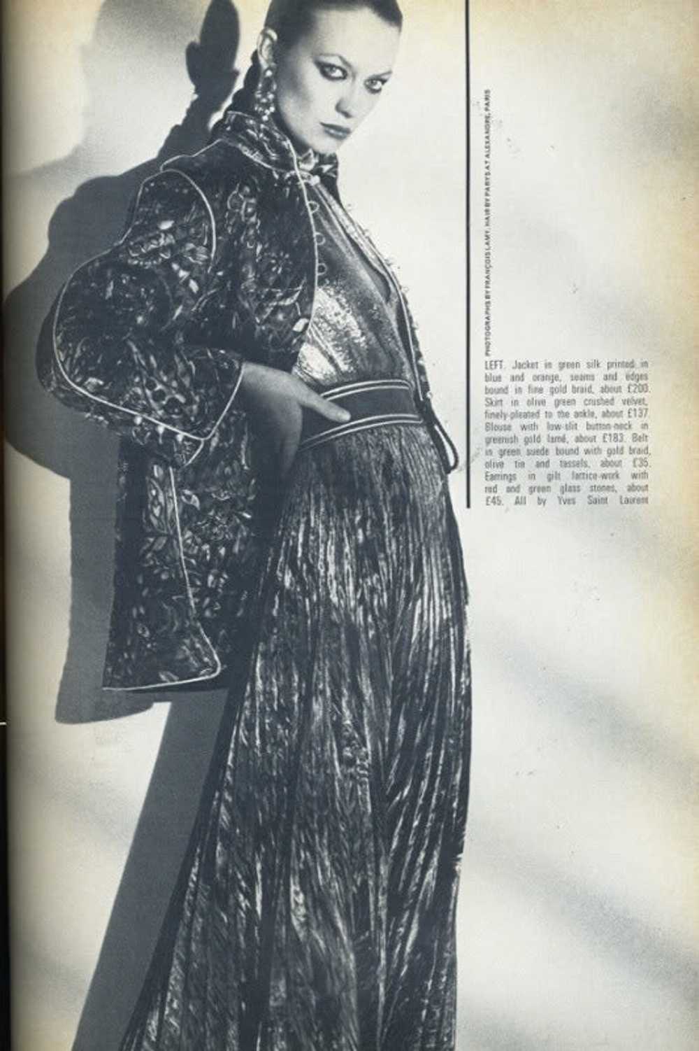 fw 1975 yves saint laurent black quilted coat - image 9