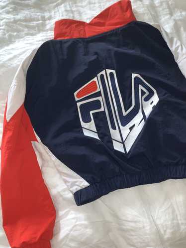 Fila hot sale cropped windbreaker