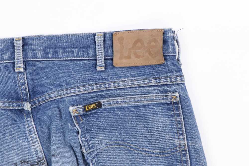 Lee Vintage 80s Lee Distressed Straight Leg Jeans… - image 7