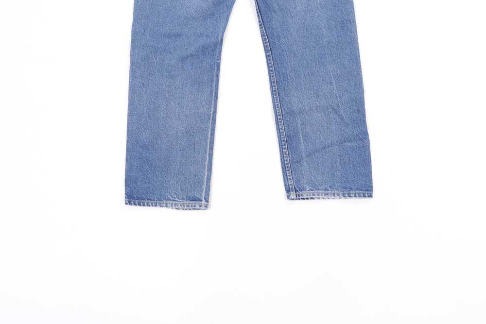 Lee Vintage 80s Lee Distressed Straight Leg Jeans… - image 9