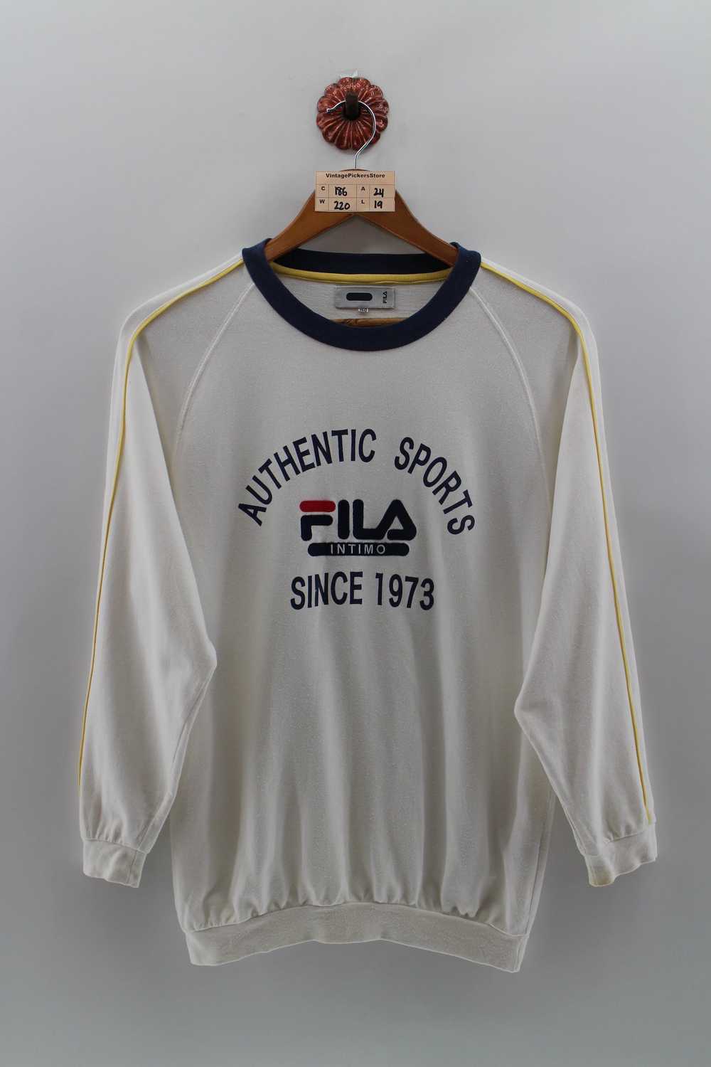 Fila Vintage 90's FILA ITALIA Pullover Sweatshirt… - image 1