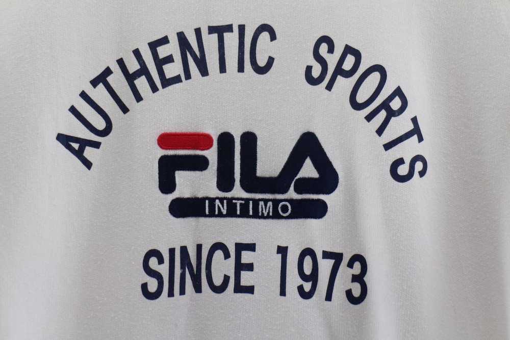 Fila Vintage 90's FILA ITALIA Pullover Sweatshirt… - image 2