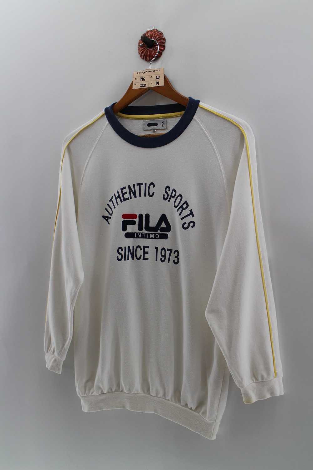 Fila Vintage 90's FILA ITALIA Pullover Sweatshirt… - image 4