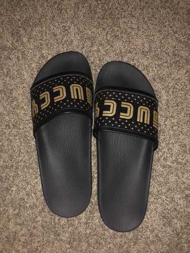 Gucci Golden GUCCY Slides - image 1