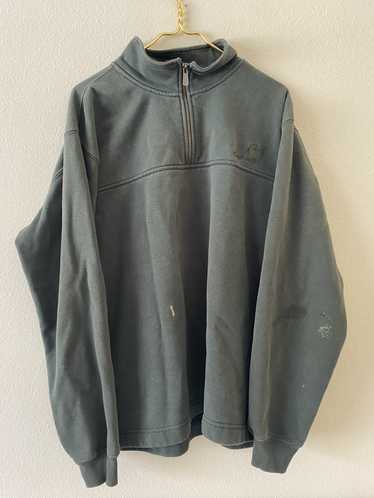 Carhartt × Vintage 1/2 Zip Green Sweatshirt