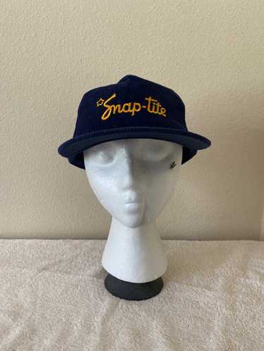 Vintage snap-on corduroy hat - Gem