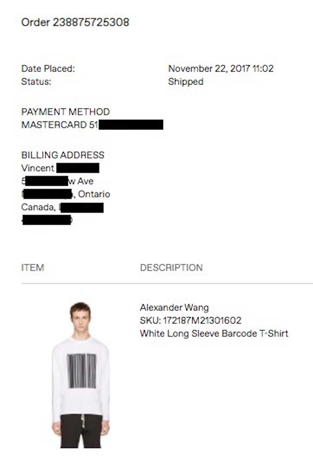 Alexander Wang Alexander Wang Barcode Long Sleeve… - image 6