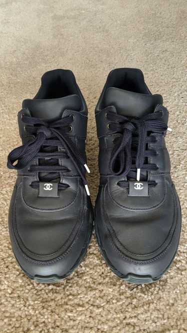 Chanel Chanel Navy Trainers - image 1