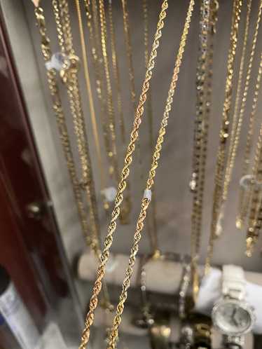 Gold 14k Tri-tone rope chain - image 1