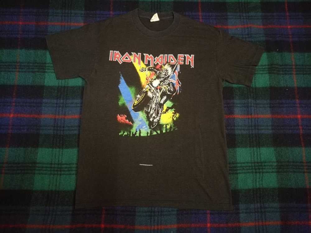 Band Tees × Iron Maiden × Vintage Vintage Iron Ma… - image 1