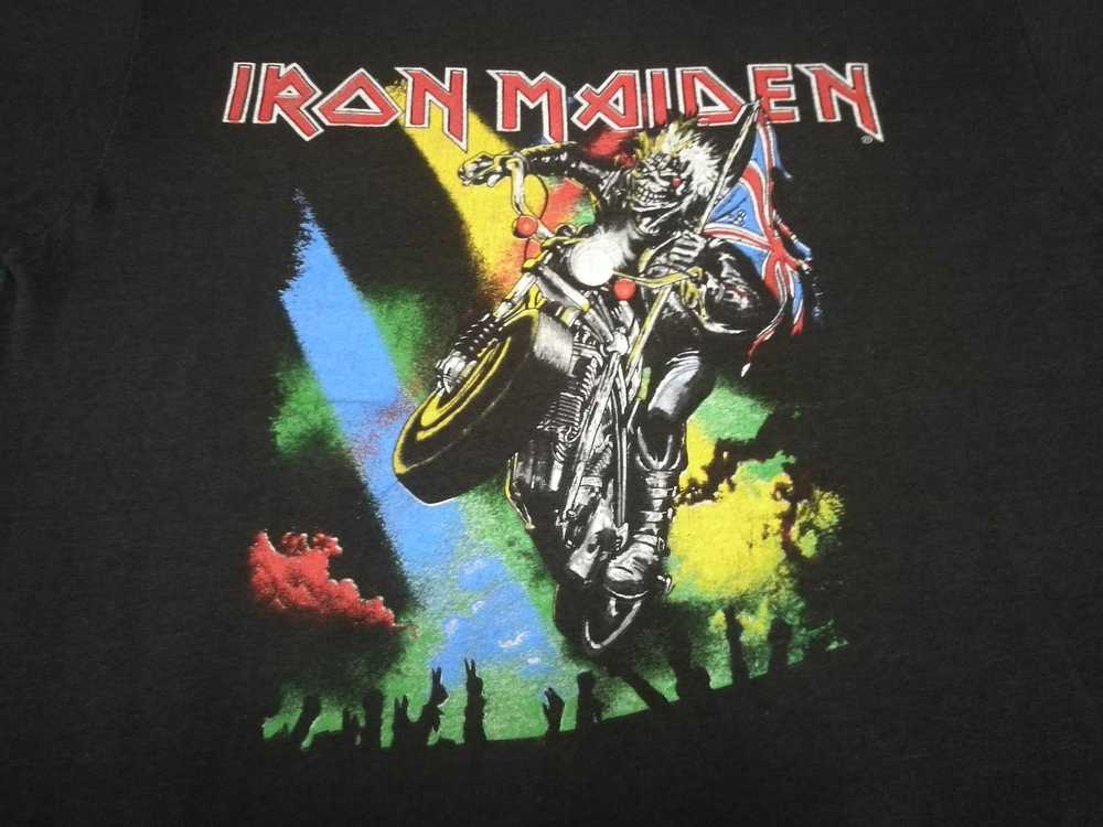 Band Tees × Iron Maiden × Vintage Vintage Iron Ma… - image 5