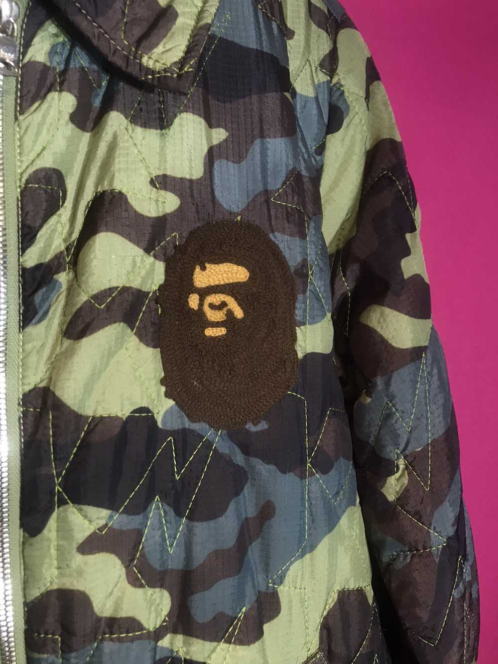 Bape Bape quilted coat - image 4