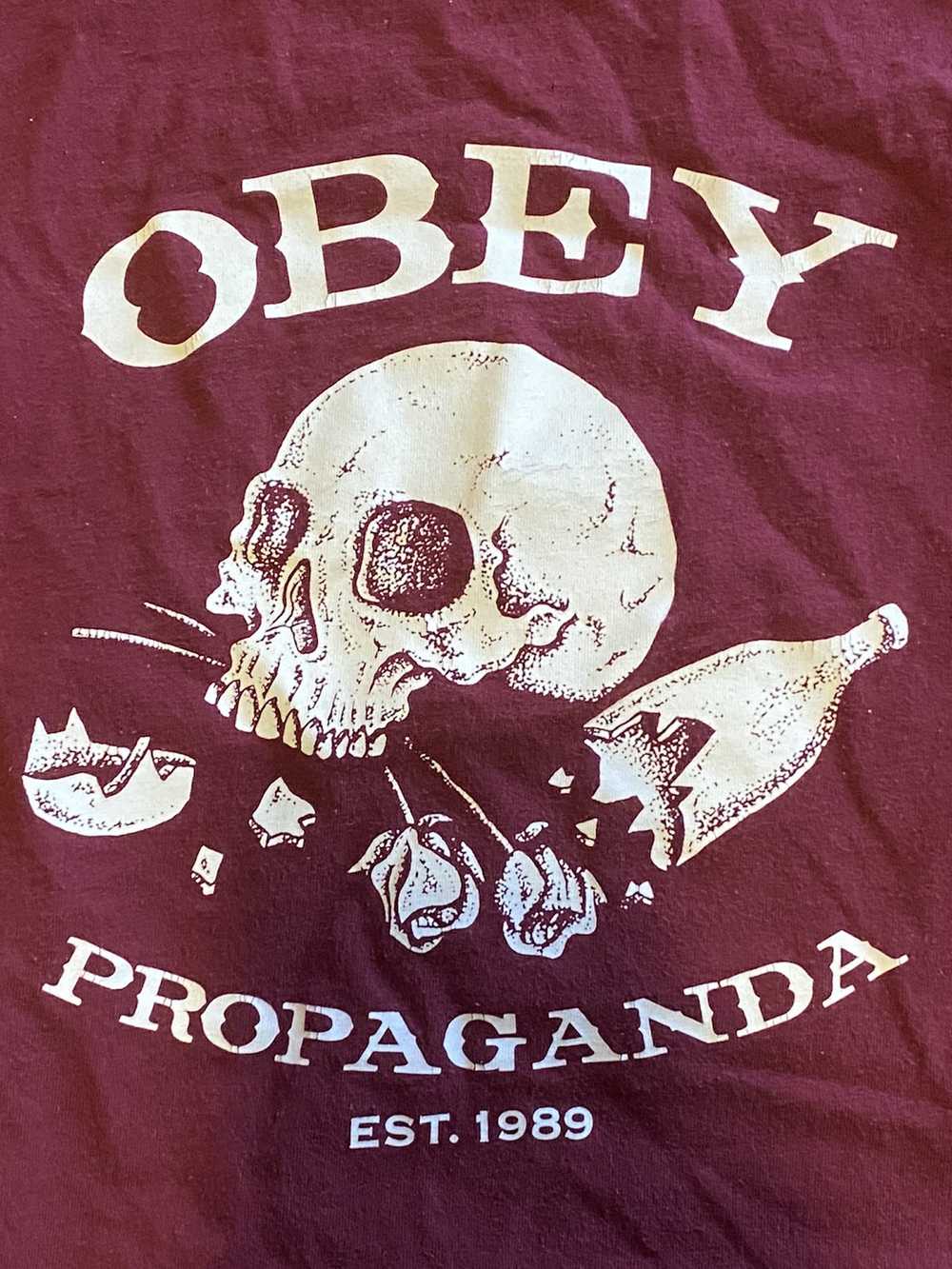 Obey × Vintage Obey propaganda vintage tee - image 4