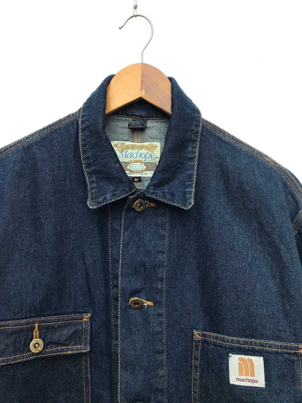 A.P.C. Washed Indigo Nathanael Workwear Spirit Denim Jacket, Size