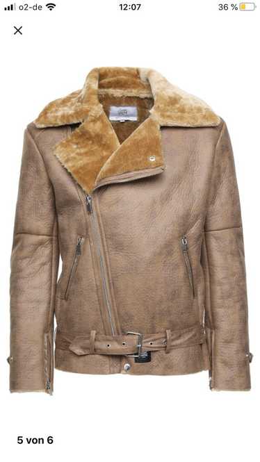 Sixth June Paris Leather jacket with fur