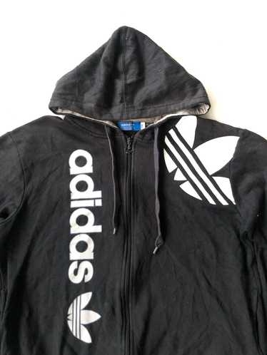 Adidas DOPE! Adidas Trefoil Big Logo Oversized Ho… - image 1