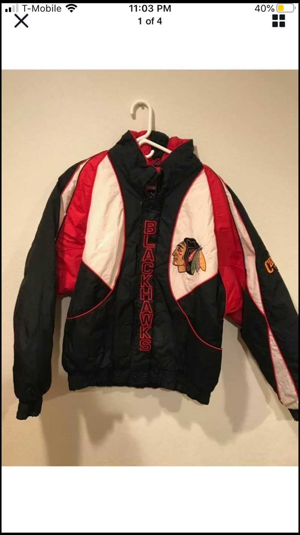 Pro Player Vintage Chicago Blackhawks Jacket - image 1