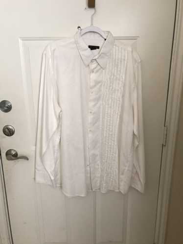DKNY Detailed Textured Button Front shirt