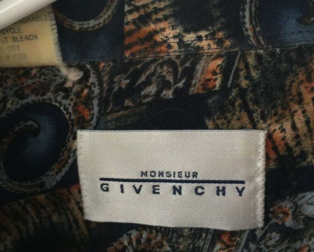 Givenchy Vintage Monsieur Givenchy Button Up Shirt - image 5